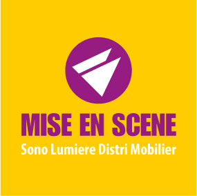 Logo de Mise en Scène, expert en sonorisation, éclairage et mobilier événementiel, partenaire de Technique Événements à Paris.