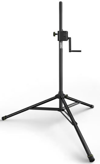 Pied d'enceinte télescopique professionnel à manivelle Gravity SP 5322 B disponible à la location à Paris et en Île-de-France par Techniques Événements.